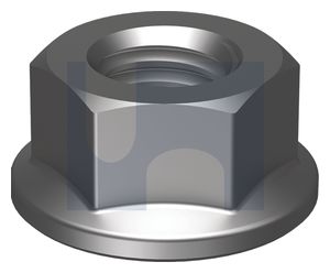 NUT FLANGED (NON SERRATED) ZINC M20